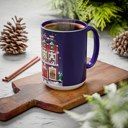 A Christmas Eve Celebration Colorful Mugs (11oz, 15oz)