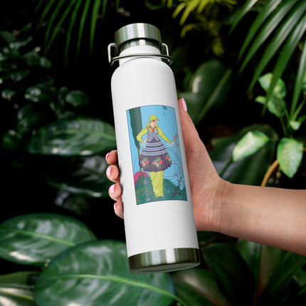 Exquisite Elegance by Umberto Brunelleschi Copper Vacuum Insulated Bottle, 22oz