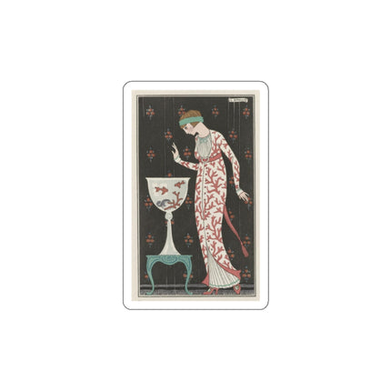 Robe d’intérieur by George Barbier Die-Cut Stickers (5 Stickers)