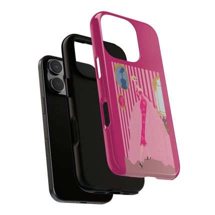 Lady in Pink Phone Case – Graceful Sophistication