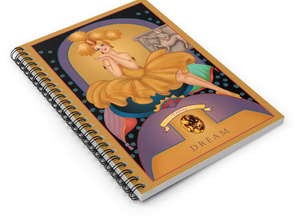 November & Topaz (from the Gem Series) by Sofia Chiostri Spiral Notebook - Ruled Line