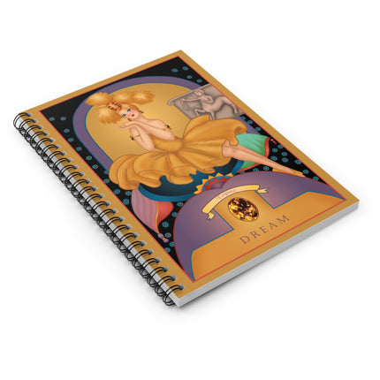 November & Topaz (from the Gem Series) by Sofia Chiostri Spiral Notebook - Ruled Line