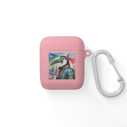 Cyber Toucan Chic AirPods Case Cover
