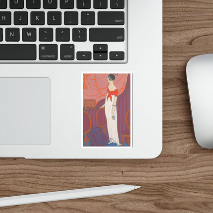 L’Entracte by Georges Lepape Die-Cut Stickers (5 Sizes)