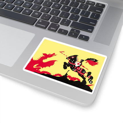 George and the Dragon Kiss-Cut Stickers (4 Sizes)