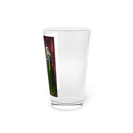 Arnolfini Portrait by Jan Van Eyck Glass, 16oz