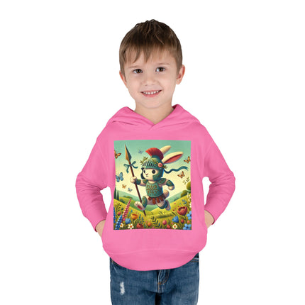 Rabbit Gladiator Toddler Pullover Fleece Hoodie