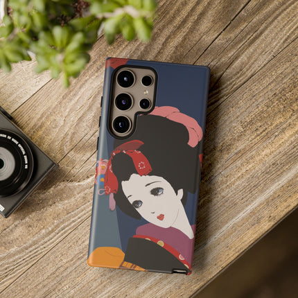 Geisha Portrait Phone Case – Elegant Beauty & Timeless Grace