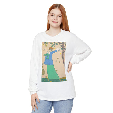 Le Verger by Georges Lepape Garment-dyed Long Sleeve T-Shirt