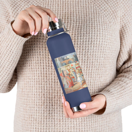 Off with her head! Off with— by Sir John Tenniel Copper Vacuum Insulated Bottle, 22oz
