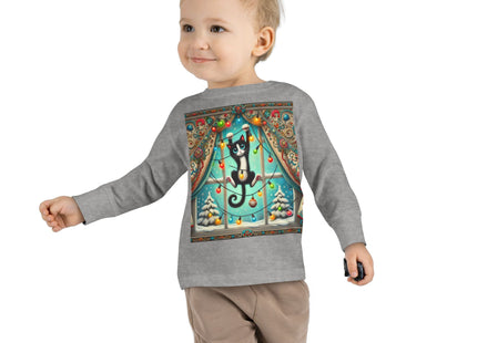 Mischief in Tinselland Toddler Long Sleeve Tee