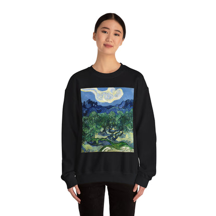 Olive Trees by Vincent Van Gogh Unisex Heavy Blend™ Crewneck Sweatshirt