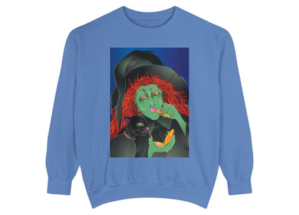 Mirror, Mirror A Witch's Touch Unisex Garment-Dyed Sweatshirt