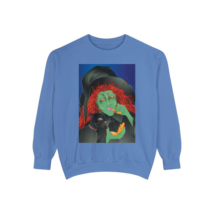 Mirror, Mirror A Witch's Touch Unisex Garment-Dyed Sweatshirt