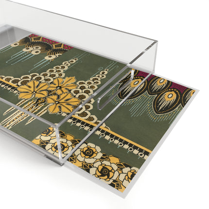 La décoration moderne dans le textile Pl. 2 by Gaston Charlet Acrylic Serving Tray