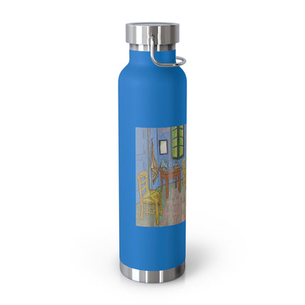 The Bedroom by Vincent van Gogh Copper Vacuum Insulated Bottle, 22oz