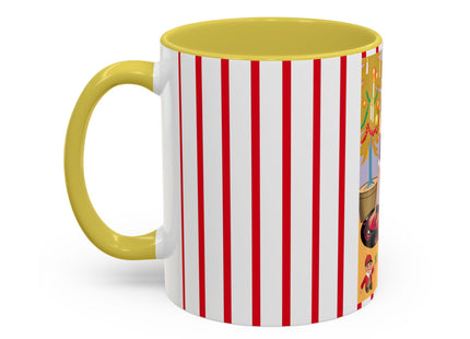 Art Deco Christmas Colorful Mugs (11oz, 15oz)