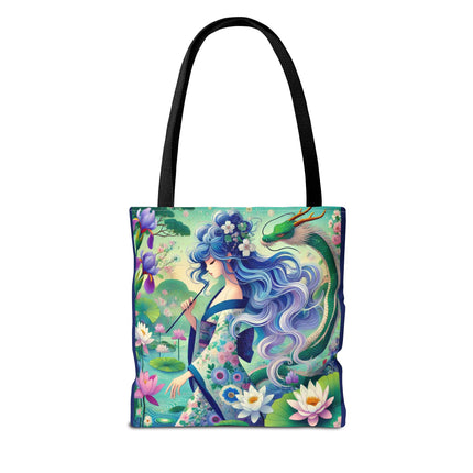 Fairy of the Koi Pond Tote Bag – Mystical Harmony & Pond Enchantment