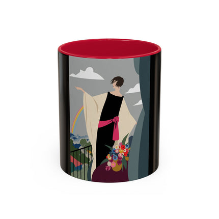 Rainbow Reverie Colorful Mugs – Elegant Renewal & Serene Beauty