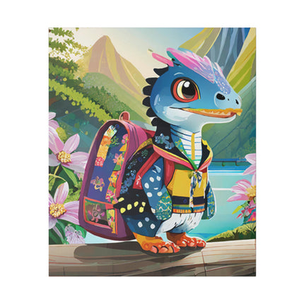 Baby Raptor Matte Canvas, Stretched, 0.75"