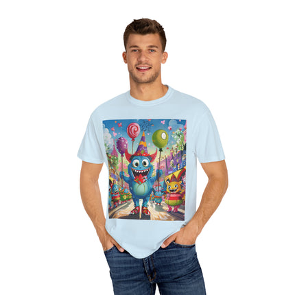 Monster Parade Madness Unisex Garment-Dyed T-shirt
