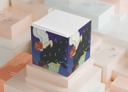 The Christmas Angel Note Cube