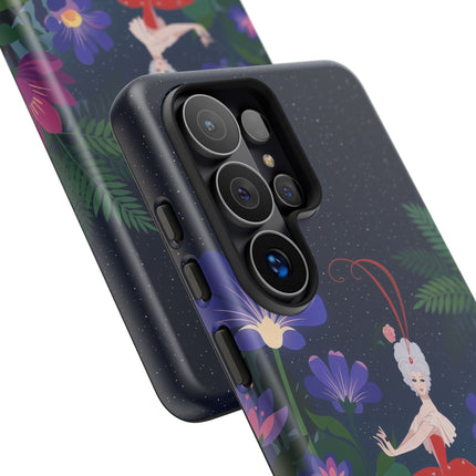 🌺✨ The Lady Of The Starlit Enchanted Garden Phone Case – Art Deco Floral Fantasy