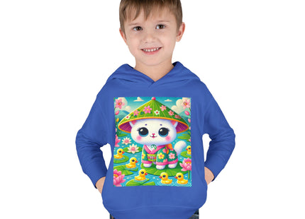 Lily Pond Stroll Toddler Pullover Fleece Hoodie