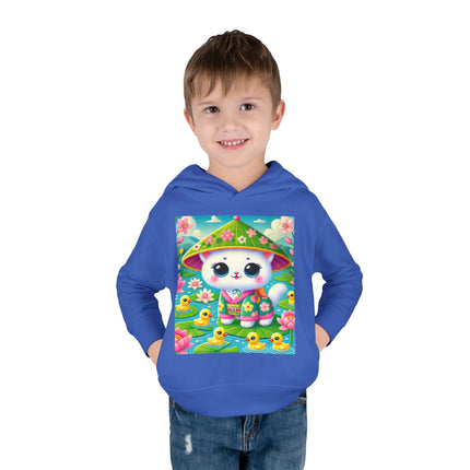 Lily Pond Stroll Toddler Pullover Fleece Hoodie