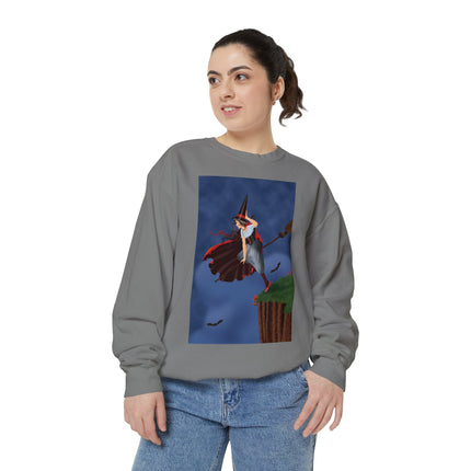 The Enchanted Witch Unisex Garment-Dyed Sweatshirt