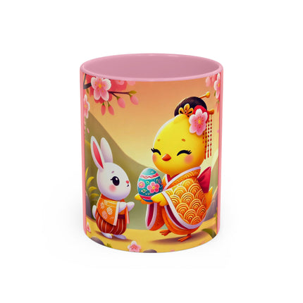 Whimsical Springtime Exchange Colorful Mugs (11oz, 15oz)