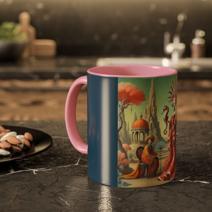 The Seahorse Court Colorful Mugs (11oz, 15oz)