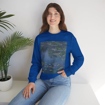 Water Lilies by Claude Monet Heavy Blend™ Crewneck Sweatshirt