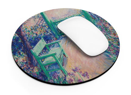 The Artist’s Garden by Theodore Earl Butler Mouse Pad, Round and Rectangle