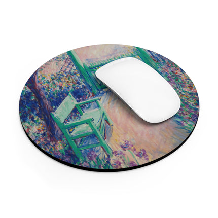 The Artist’s Garden by Theodore Earl Butler Mouse Pad, Round and Rectangle