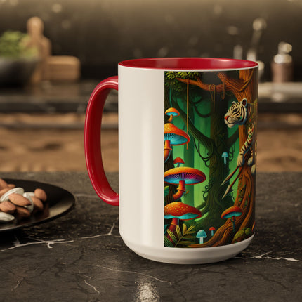 Silent Stripes Colorful Mugs (11oz, 15oz)