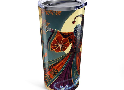 Court Magician with Ghost Butterflies Tumbler 20oz