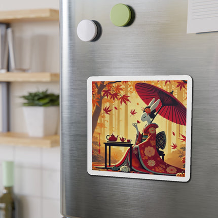 Theatrical Harvest Rabbit Die-Cut Magnets (5 Sizes)