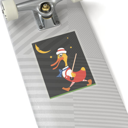 Dapper Duck Kiss-Cut Stickers (4 Sizes)