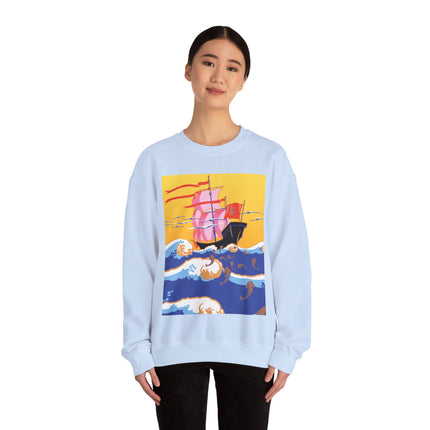 Golden Seas and Whimsical Dreams Heavy Blend™ Crewneck Sweatshirt