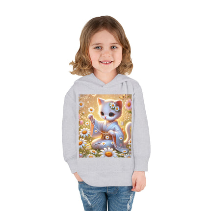 Daisy Chain Whimsy Toddler Pullover Fleece Hoodie