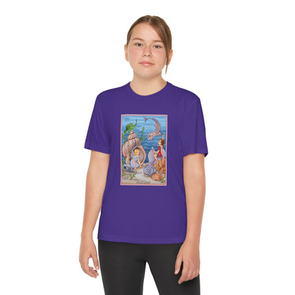 Fairy Whispers of the Sea Youth Competitor Tee – Ocean Magic & Underwater Wonder