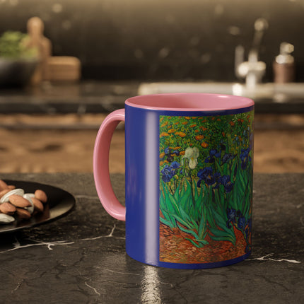 Irises by Vincent Van Gogh Colorful Mugs (11oz, 15oz)