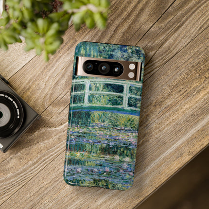Water Lilies and Japanese Bridge by Claude Monet Phone Cases