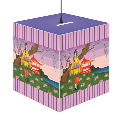 Elegance and Blooms Light Cube Lamp