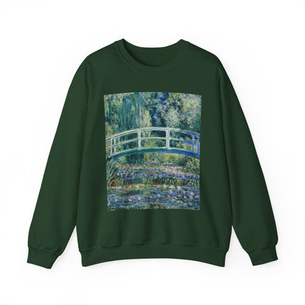 Water Lilies and Japanese Bridge by Claude Monet Heavy Blend™ Crewneck Sweatshirt