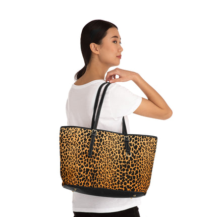 Leopard Print PU Leather Shoulder Bag