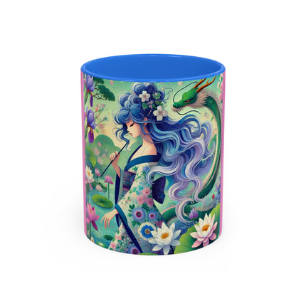 Fairy of the Koi Pond Colorful Mugs (11oz, 15oz)