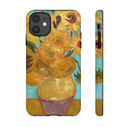 Vase with Twelve Sunflowers by Vincent Van Gogh Phone Cases