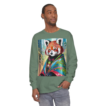 Cybernetic Red Panda Long Sleeve T-Shirt